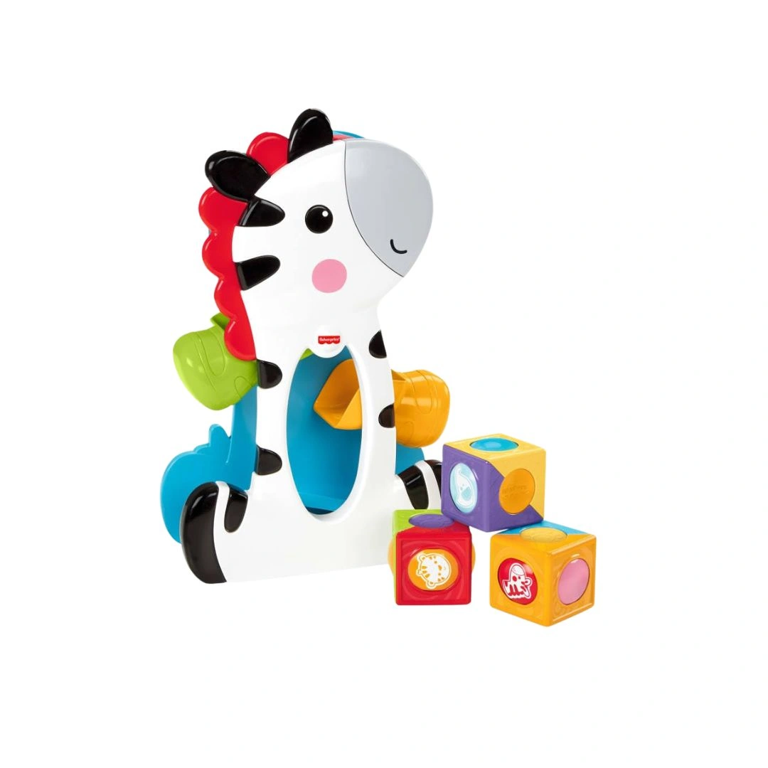 Brinquedo de Encaixar Zebra Blocos Surpresa