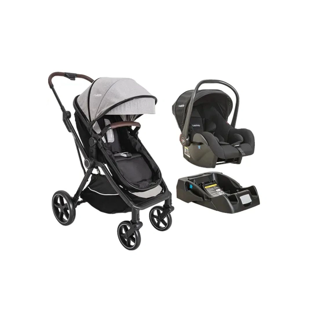 Carrinho Aspen com bebe conforto e base 